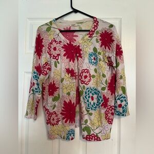 Floral Women's Sweater - Multicolor